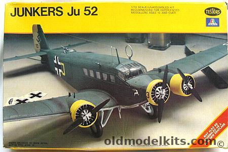 Testors 1/72 Junkers Ju-52 3M (Landplane) or Ju-52 3Mg5e (Floatplane) - Luftwaffe Mediterranean 1942/43 - Crete 1941 - g5e Crete 1941/42 - (Ju523M), 869 plastic model kit